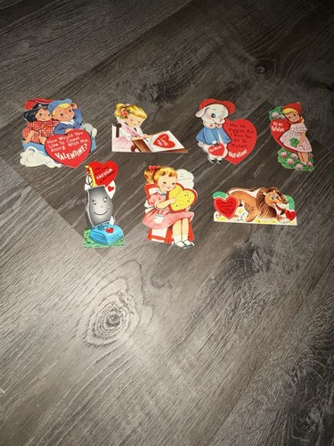 Vintage valentines card - valentines, lot