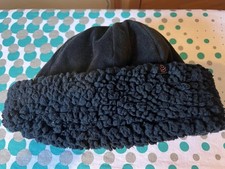 Cuddl Duds Hat One Size Black Fleece Lined Beanie Winter Warm Unisex Adults