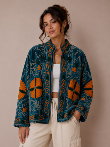 Indian floral festival jackets - indian,