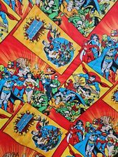 Justice League Batman Comics Fabric By Meter 100% Cotton 45" Wide