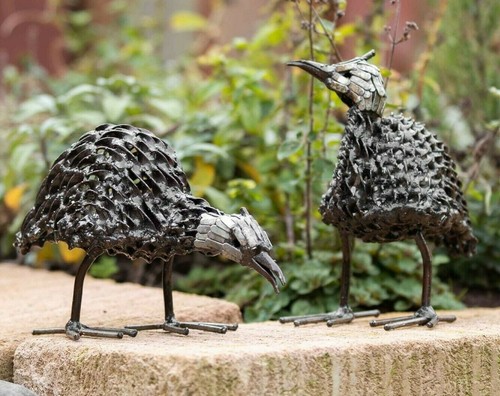 Metal twisted guinea fowl - twisted,