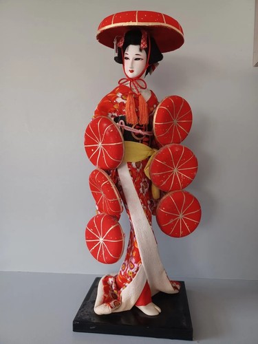 Japanese vintage geisha doll - japanese,