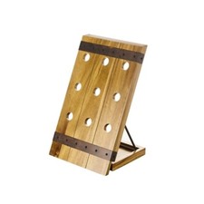 9 Bottle Angled Wine Rack