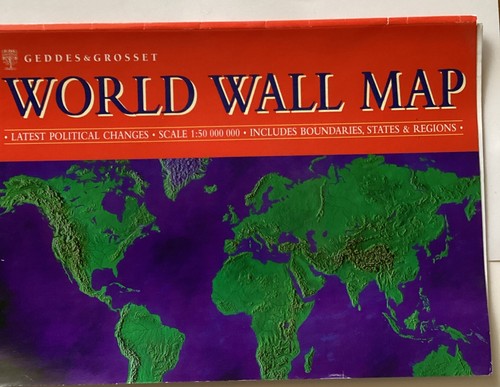 World map print poster atlas - world,