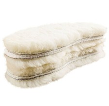 Sheepskin Insoles Soft Warm Winter Thick Inner Soles Sheep Wool Shoes Boot Pad