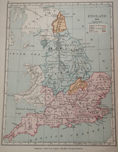 Original 1899 antique map - 1899,