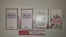 3 x Dior MISS DIOR 1ml Eau de parfum vials travel mini SPRAYS *NEW*