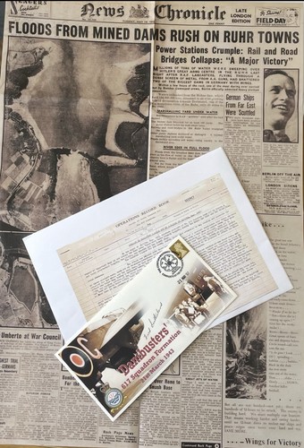 Ww2 617 squadron signed cover - signed,