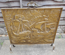 Vintage large pressed brass - large,