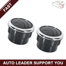 Universal Piece of 2 A/C Air Conditioning Vent Deflector Outlet Louvered