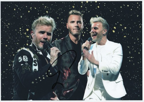 Gary barlow hand signed photo - gary,