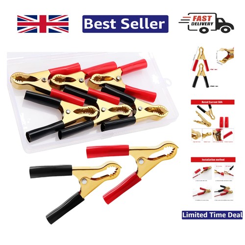 Pure copper jump lead - pure, clamps
