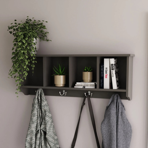 Hallway coat wall rack storage - wall,