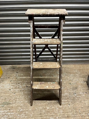 Vintage wooden steps 1030mm - wooden, to