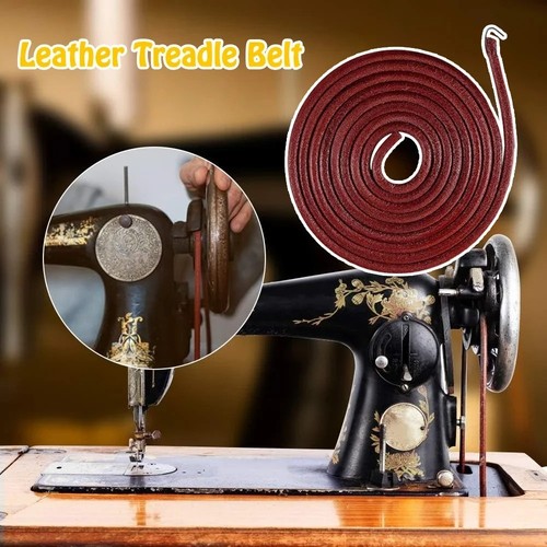 183cm leather treadle - leather, belt