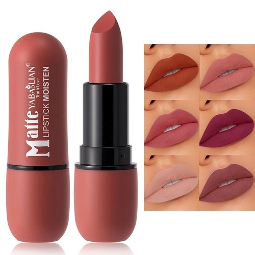 Color matte lipstick - 6-color,
