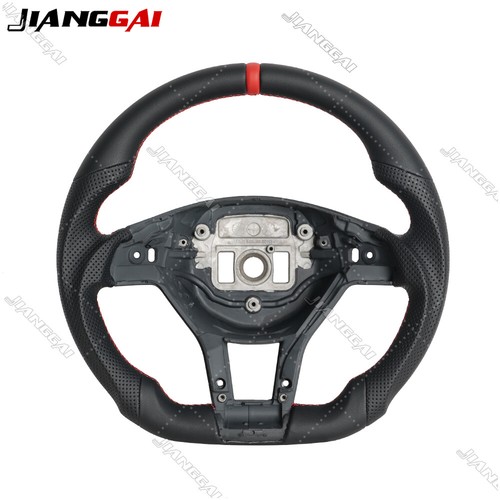 Full leather steering wheel - leather,