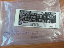 HONDA, Repro, NOS, Decal, Tire