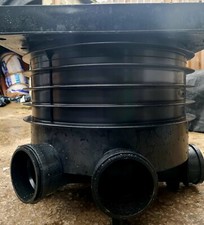 Polypipe Inspection Chamber Manhole 460mm Base Riser Cover Underground Drain Set