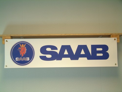 Saab banner car - saab, workshop