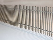 8ft steel security palisade