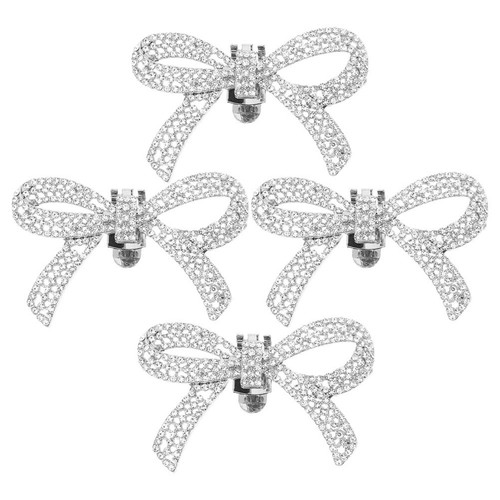 Pairs rhinestone bow shoe - bow,