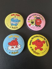 4 x Vintage 1980s Mr Men at