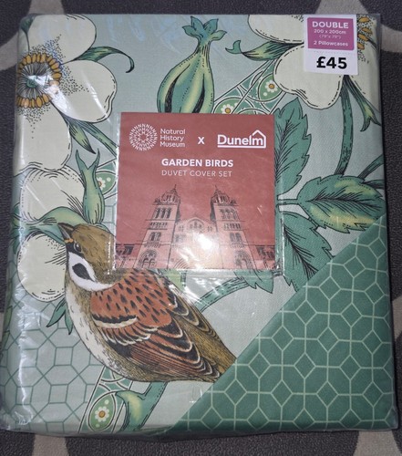 Dunelm garden birds duvet - dunelm,