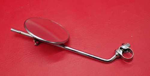Chrome round bicycle - bicycle, mirror