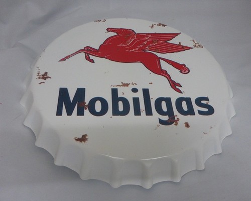 Mobil gas bottle - bottle, top