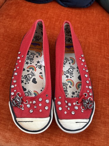 Good condition red embellished - red,