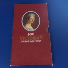 2001 Victorian Anniversary Crown £5 Five Pound UNC Coin in Presentation Folder