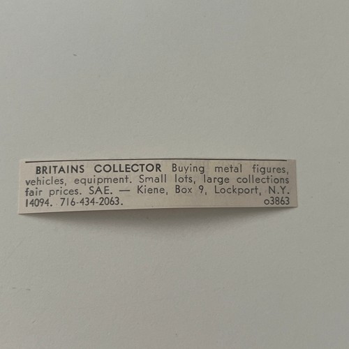 Britains collector buying - britains,