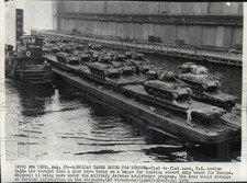 1950 Press Photo US Army tanks
