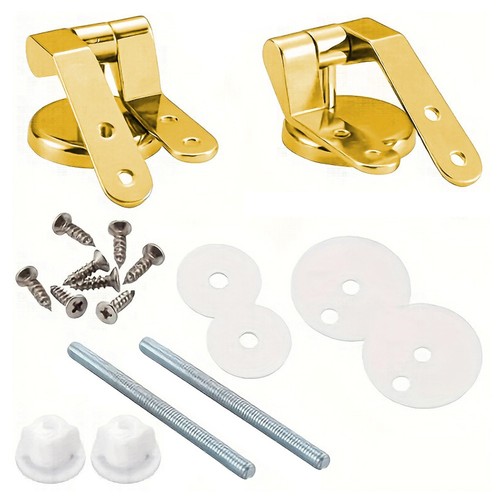 Resistant gold toilet for - gold, seat