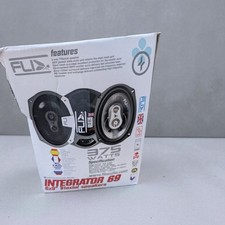 FLI Integrator 69 6x9" 3-Way Triaxial Car Speakers 375W – Full Set w/ Grilles & 