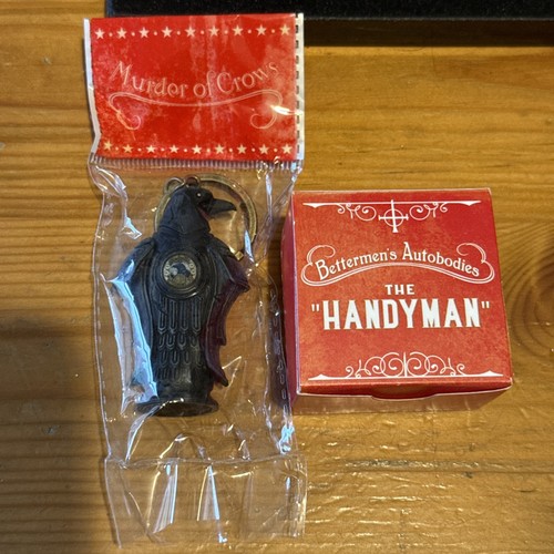 Murder crows keyring with - keyring,