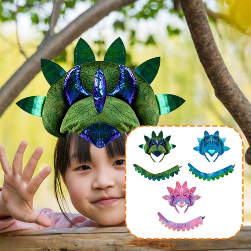 Dinosaur headband tail easy - headband,
