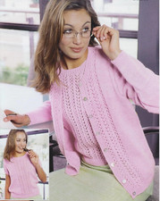 womens ladies cardigan and top