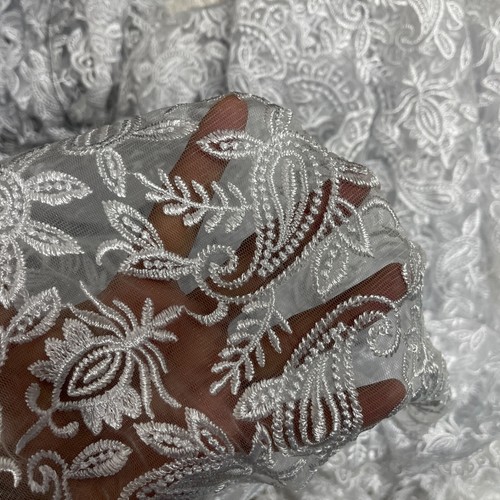 Paisley embroidery net lace - paisley,