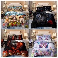 Wolf dog quilt duvet cover - wolf,