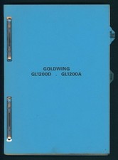 Honda GL1200A GL1200D Gold Wing SC14 (84-88) Factory Manual GL 1200 A D FS69