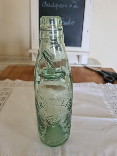 Antique green glass codd