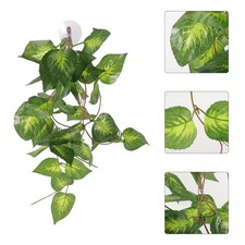  Fish Tank Plant Ornament Gecko Plants Bearded Dragon Accessories