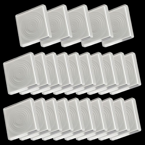 Square coin capsules - square,