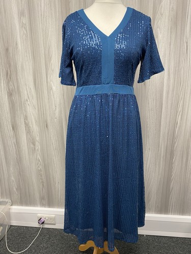 Grace karin blue midi flutter - midi,