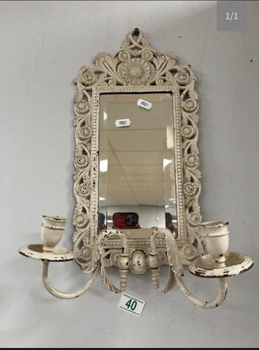 Victorian antique mirror - victorian, with
