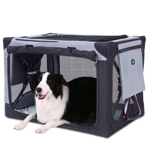 Medium foldable dog crate - dog, —