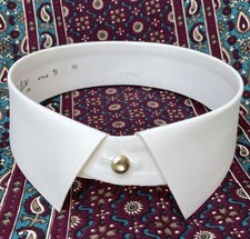 Vintage starched collar - , size