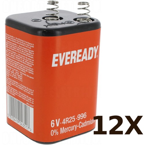 12x ever ready - 4r25, 6v